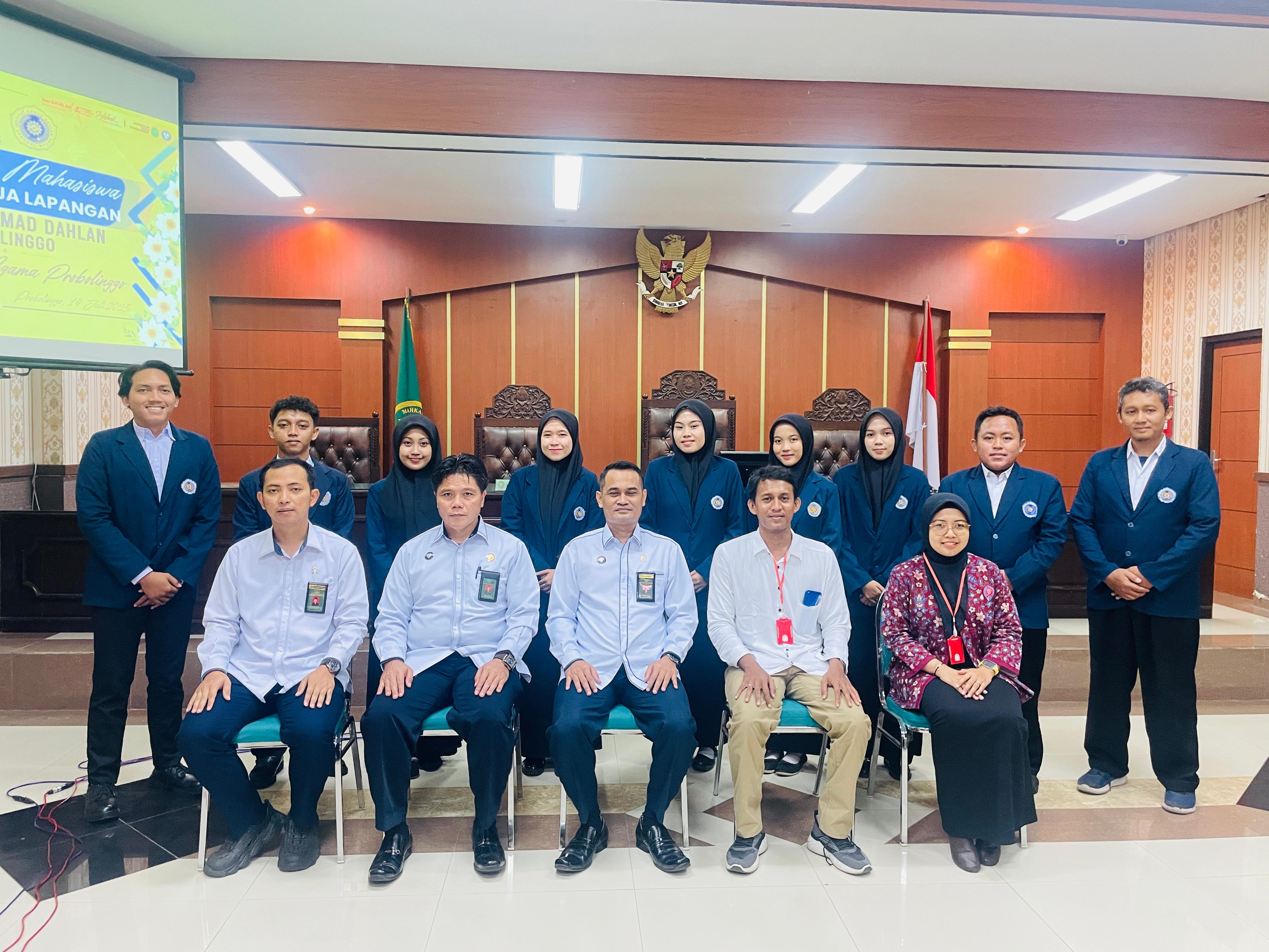 Mahasiswa IAD Resmi Laksanakan Praktik Kerja Lapangan di Pengadilan Agama Probolinggo