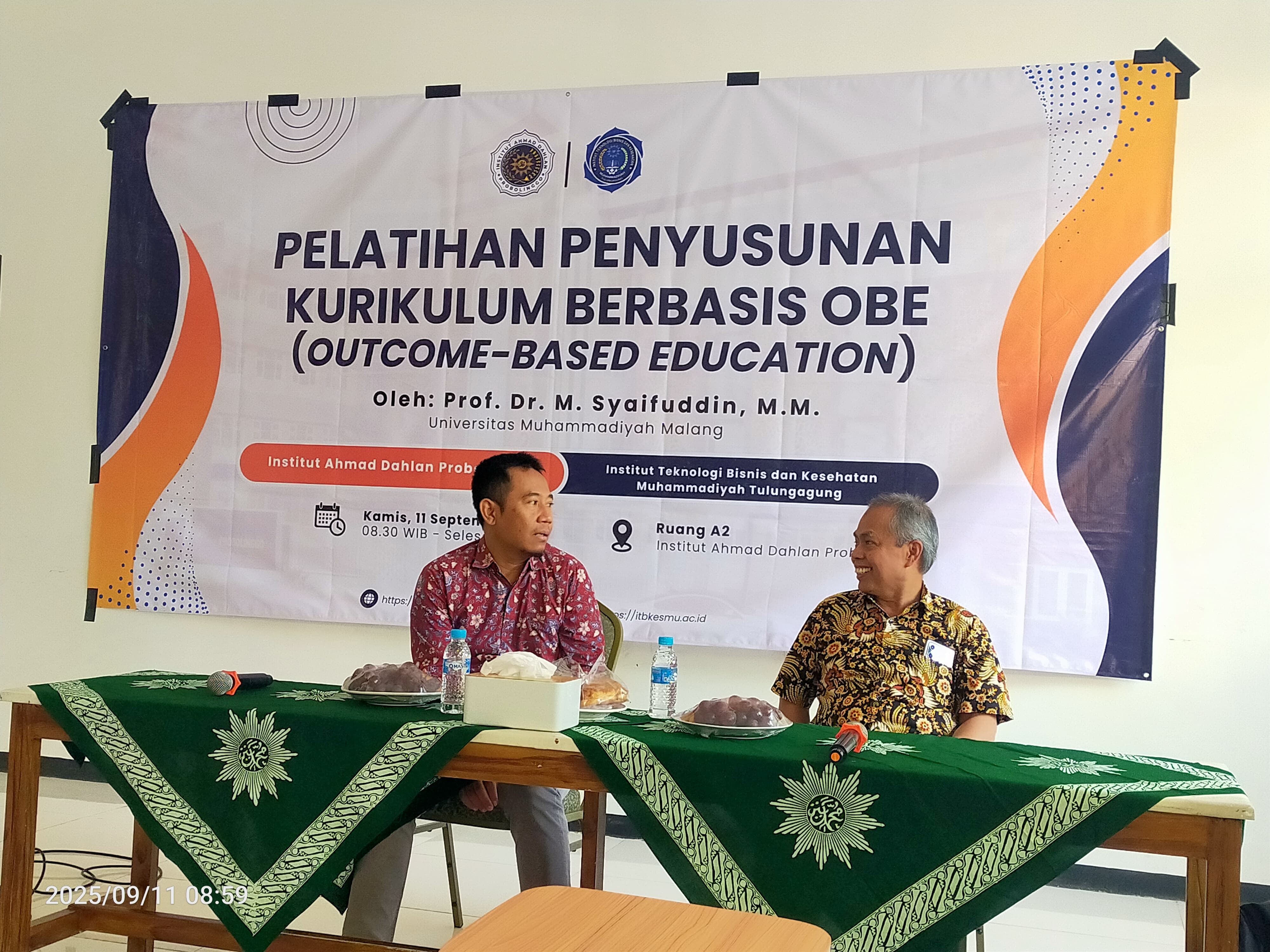 IAD Probolinggo Gelar Pelatihan Penyusunan Kurikulum Berbasis OBE sebagai Persiapan Transformasi Universitas