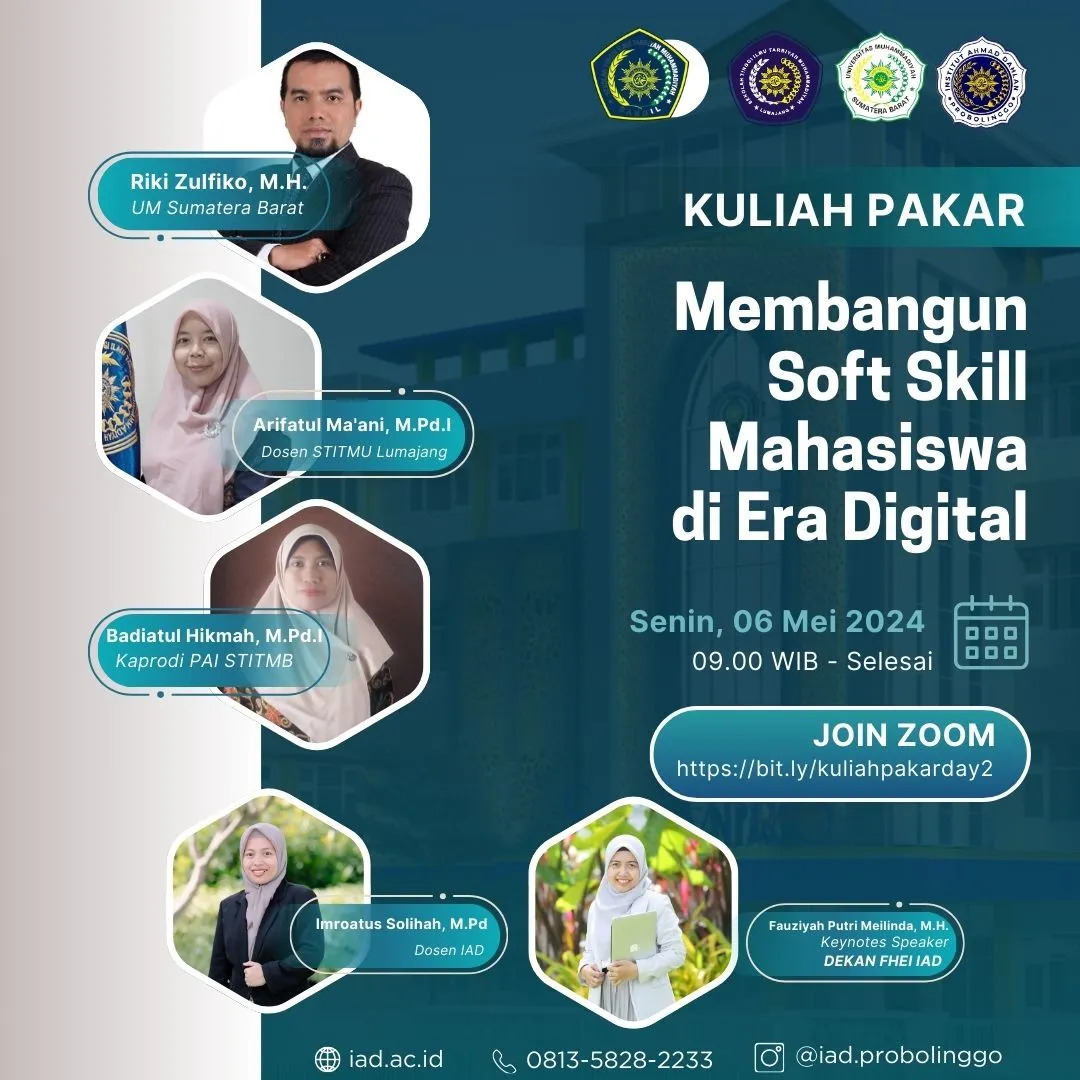 KULIAH PAKAR Day 2 : “Membangun Soft Skill Mahasiswa di Era Digital"