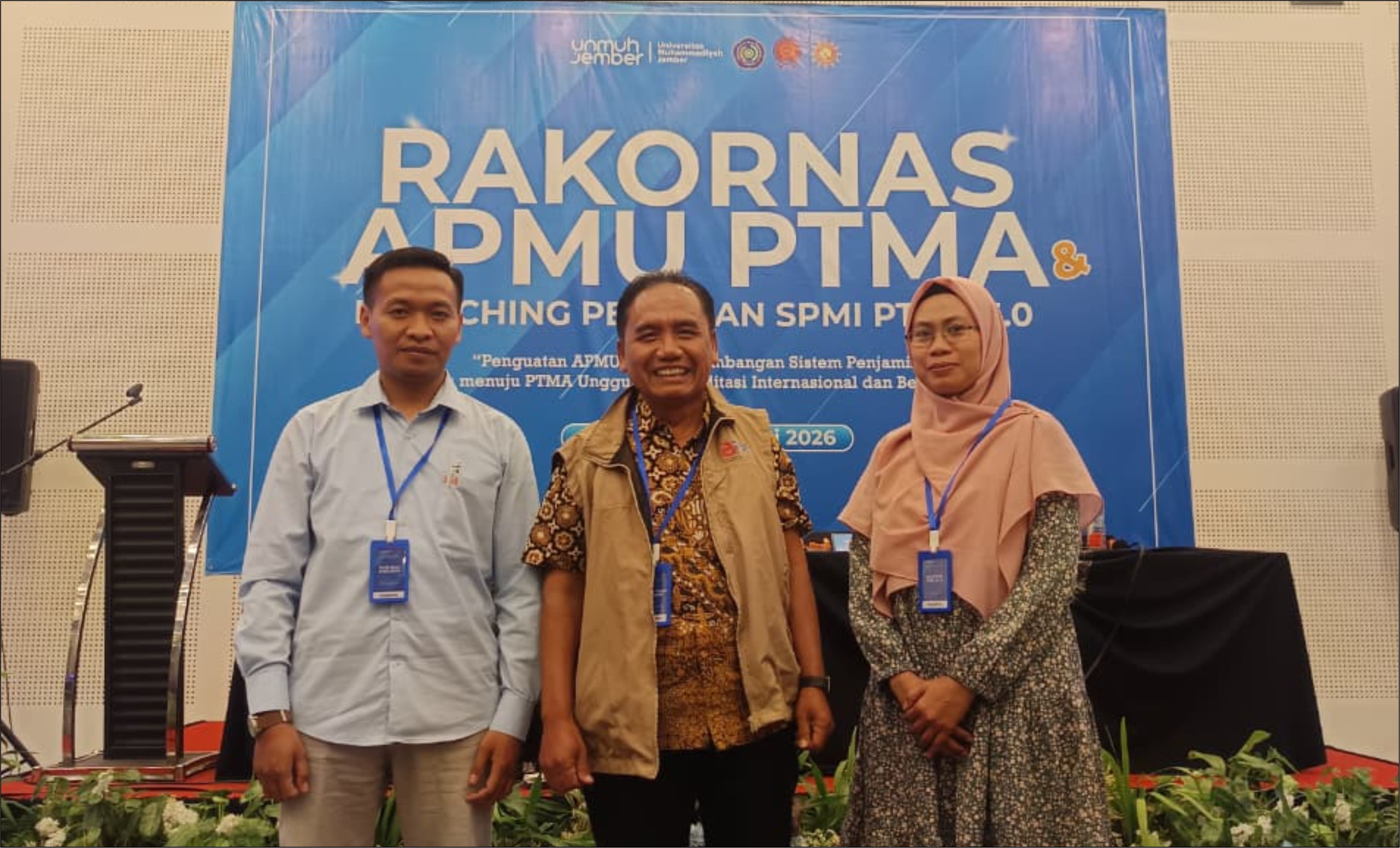 Menguatkan Mutu Menuju Perguruan Tinggi Unggul Berdaya Saing Global, LPM Institut Ahmad Dahlan Probolinggo Ikuti Rakornas APMU PTMA dan Launching SPMI PTMA 5.0